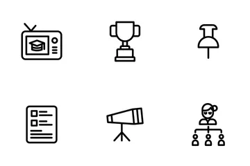 Educación y escuela Vol 3 - Esquema Paquete de Iconos