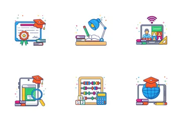 Education And Back To School Icon Pack