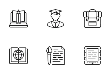 Education And Knowledge Icon Pack