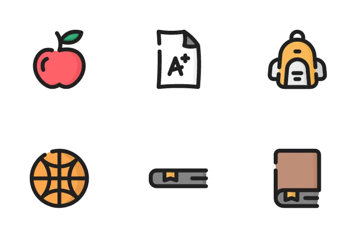 School Education Icon Pack - 25 Free Download School & Education Icons ...