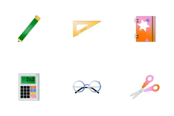 Education And School Furniture Icon Pack