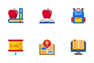 Education And  School Icon Pack