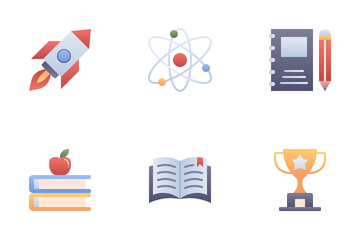 Education And School Subject Icon Pack
