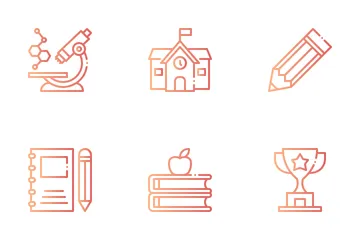 Education And School Subject Icon Pack