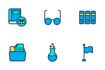 Education And School  Vol 2 - Lineal Color Icon Pack