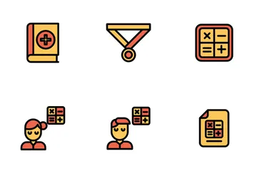 Education And School Vol 2 - Mono Lineal Icon Pack
