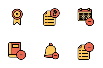 Education And School Vol 3 - Mono Lineal Icon Pack