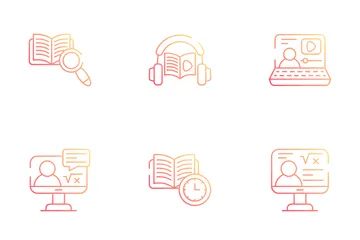 Éducation en ligne Pack d'Icônes