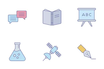 Éducation et apprentissage Icon Pack