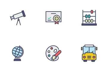Education - Filled Outline Icon Pack