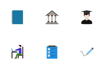 Education Flat Icon Pack