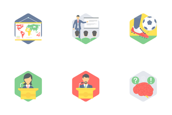 Education Flat Part 2 Icon Pack