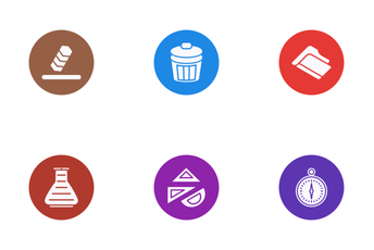 Education Glyph  Icon Pack