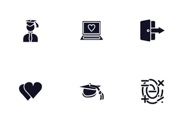 Education Glyph  Icon Pack