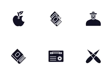 Education Glyph V1P1s3 Icon Pack