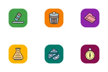 Education Line Filled  Icon Pack