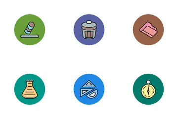 Education Line Filled  Icon Pack