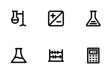 Education Line Icons Icon Pack