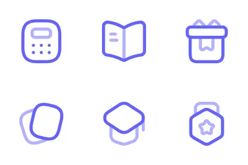 Education Materials Icon Pack