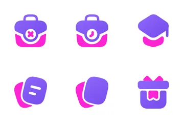 Education Materials Icon Pack