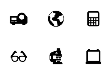 Education Solid Icon Pack