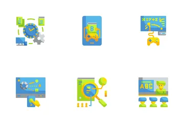 Technologie éducative Icon Pack