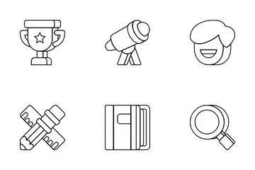 Education Vol1 - Outline Icon Pack