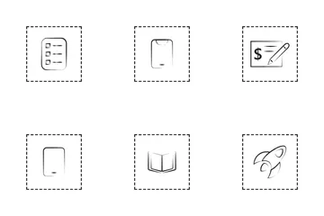 Educational Equipment Icon Pack