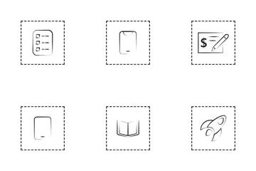 Educational Equipment Icon Pack