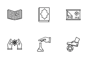 Educational Subject Icon Pack