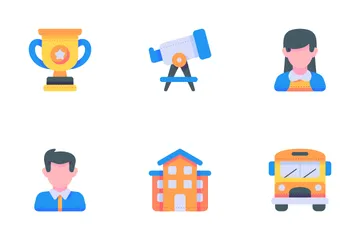 Educazione e scuola Icon Pack