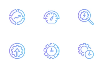 Efficacité et productivité Pack d'Icônes