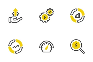 Eficiência e Produtividade Pacote de Ícones