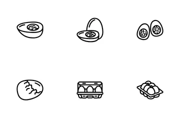 Egg Food Icon Pack