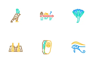 Egypt Civilization Landscape Icon Pack