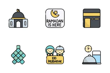 Eid Mubarak And Ramadan Icon Pack