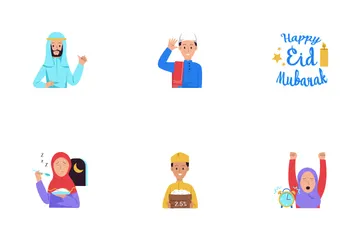 Eid Mubarak Sticker Icon Pack