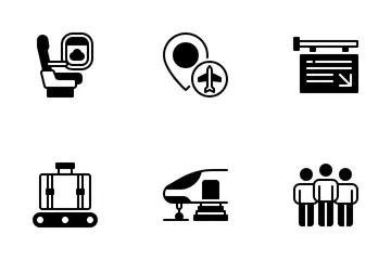 Boarding-Staat Symbolpack