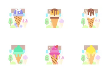 Eisdiele Symbolpack