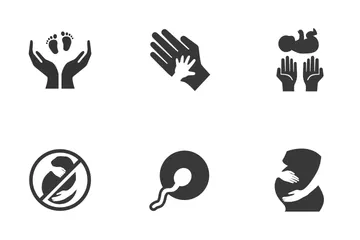 El embarazo Paquete de Iconos