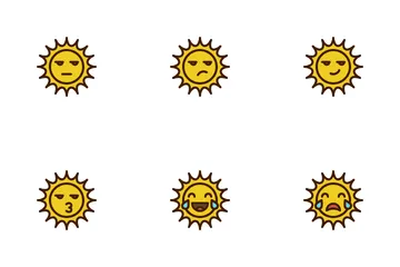 El sol Paquete de Iconos