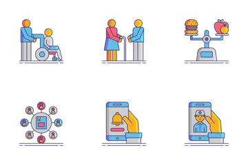 Elderly Care Icon Pack