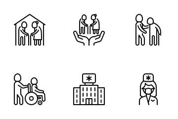 Elderly Care Icon Pack