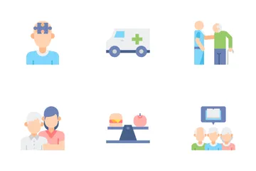 Elderly Care Icon Pack