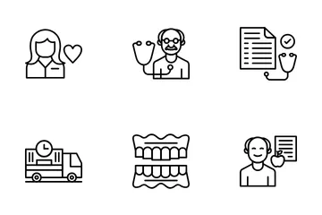 Elderly Care Icon Pack