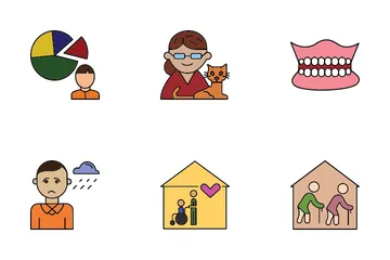 Elderly People Icon Pack