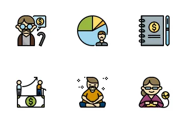 Elderly People Icon Pack