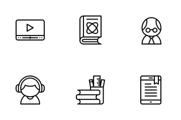 Elearning - Online Education Icon Pack