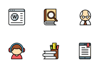 Elearning - Online Education Icon Pack
