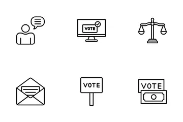 Election And Voting Icon Pack